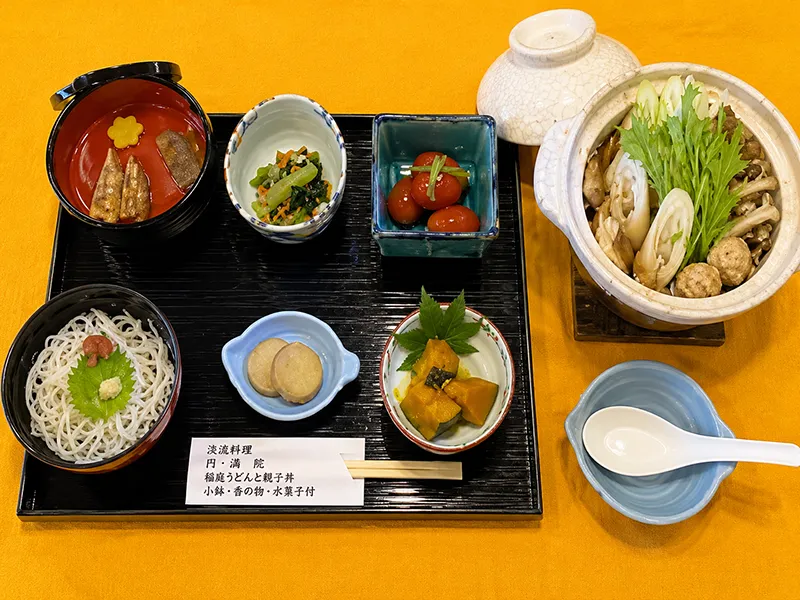きりたんぽ鍋稲庭うどん付き